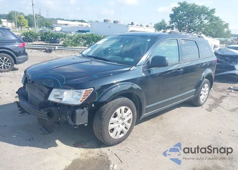 2018 Dodge Journey Se z USA, uszkodzony, nr VIN 3C4PDCAB1JT529370
